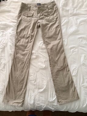 Vintage BeBop low-rise flare khaki pants Y2K 3